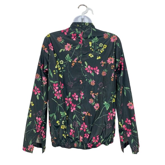 Signature Weekend Womens Floral Print Lightweight Jacket With Ribbed Hem & Cuffs - Picture 5 of 10